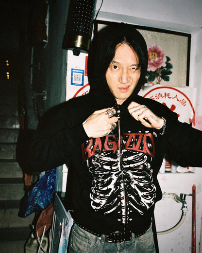 HELL ON STRADA HOODED ZIP UP