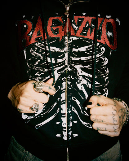 HELL ON STRADA HOODED ZIP UP