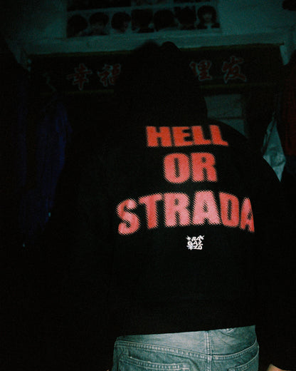 HELL ON STRADA HOODED ZIP UP
