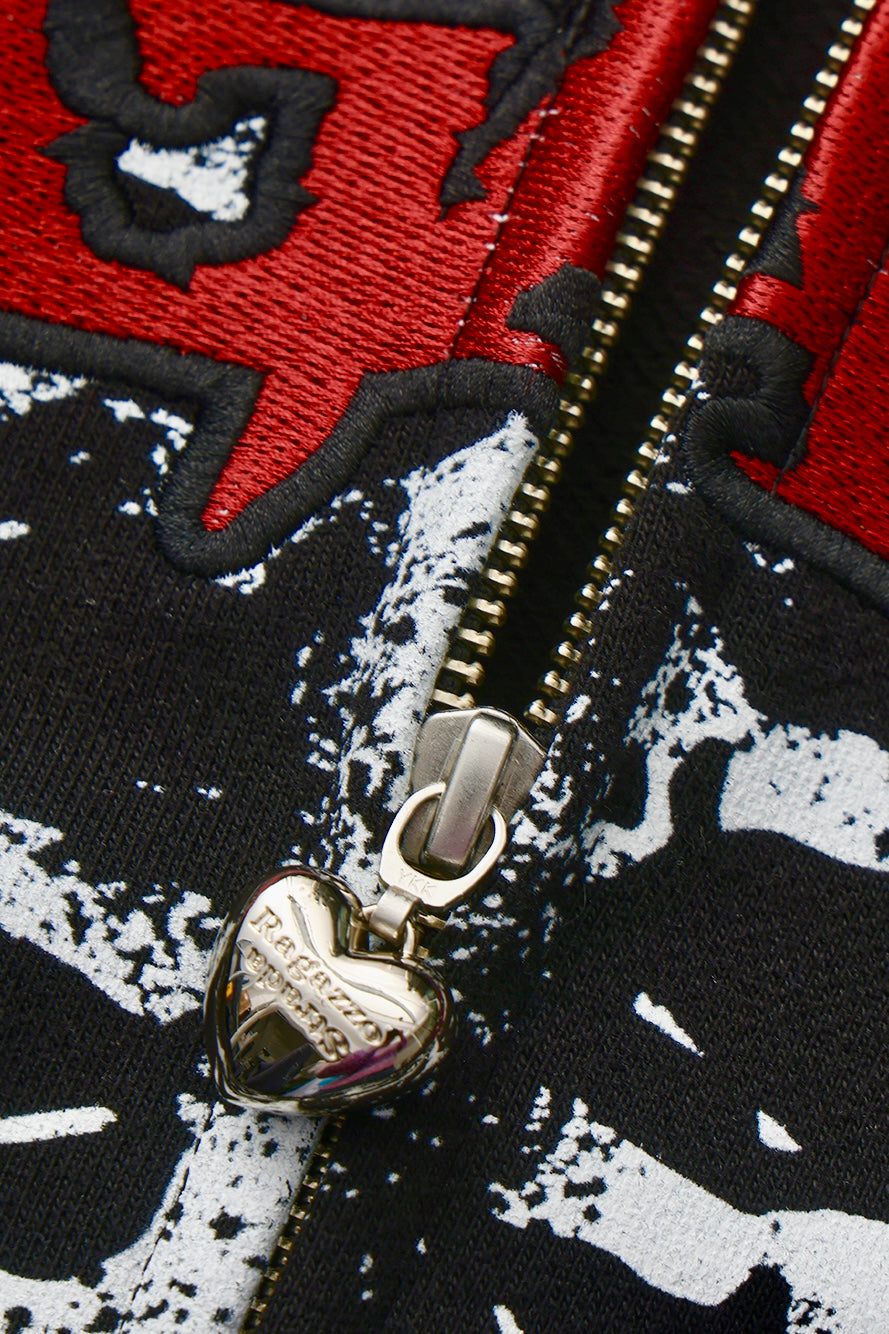 HELL ON STRADA HOODED ZIP UP